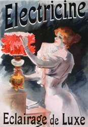 Electricine, reklame for elektriske lamper