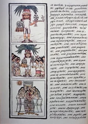 Festival of Toxcatl og hans offer, Bog II af Florentine Codex, Tosproget version på spansk og Nahuatl, General History of Things of New Spain (Historia general de las cosas de Nueva Espana), Aztec civilisation