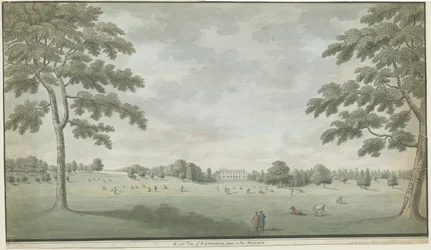 Fisherwick Hall: vandfarvemaleri, nd [1786]