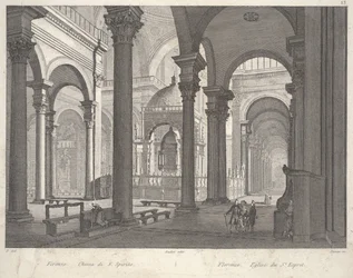 Firenze: Helligåndskirken (Firenze. S. Spiritos kirke)