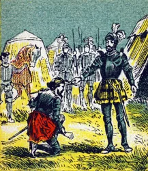 Francois I riddervåben af Bayard den 15. september