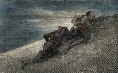 Giacomo Casanova og Marin Balbi flygter fra Prison des Plombs i Venedig ved at grave en tunnel i cellen
