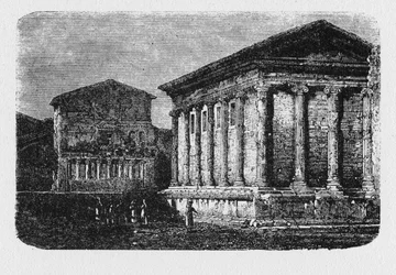 Det gamle Roms historie. Temple of Portunus er en gammel bygning i Rom, Italien, det vigtigste tempel dedikeret til guden Portunus i byen.