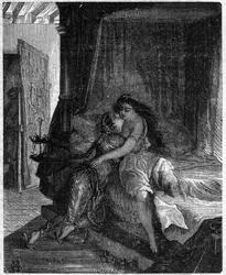 Illustration af H de Hem for "" Les lettres d