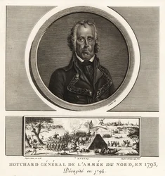Jean Nicolas Houchard, fransk revolutionær general for Nordens hær, henrettet for fejhed i
