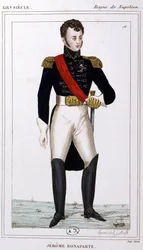 Jerome Bonaparte, ca. 1810 (kobberstik)