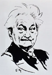 Leoš Janáček (blæk på papir)
