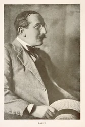 Leon Bakst (1866-1924), russisk maler, portrætfotografi (s/h foto)