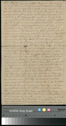 Brev fra Peter Brown til Sarah Brown, 25. juni 1775 (papir)