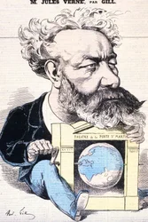 Loire Atlantique N* 183 - Nantes - Jules Verne Museum - Tegneserie af Gill