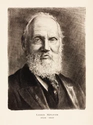 Lord Kelvin, skotsk ingeniør, matematiker og fysiker, ca 1900