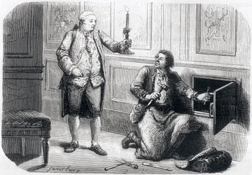 Louis XVI oplyser låsesmeden Francois Germain