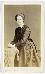Maria Pia af Savoyen - Dronning af Portugal, ca. 1865