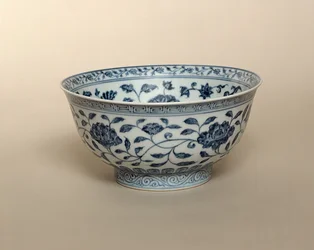 Ming blå og hvid skål, Hsuan-te mærke (1426-35)
