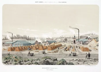 Minedrift, metalmalm Zinkmalm, Neutral Moresnet (Moresnet neutre)