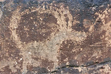 Mongoliet, Gobi-ørkenen, klippestik