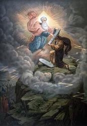 Moses modtager lovens tavler