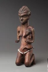 Mor-og-barn-figur, slutningen af 1800-tallet-begyndelsen af 1900-tallet