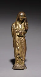Sørgende Maria, sandsynligvis fra et alterkors, 1200-1300