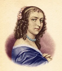 Ninon de Lenclos. Fransk forfatter, kurtisane og protektor for kunsten (1620-1705).