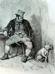 Oliver Twist, af Charles Dickens - illustration