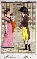 Indbyggere i Paris i 1806. 1810 (gravering)