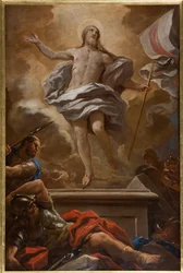 Sognekirke (Nederbrakel, Sint-Pieter-in-de-Banden Sognekirke). Indre. Maleri.