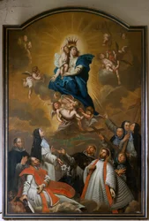 Sognekirke. Indre. Maleri.