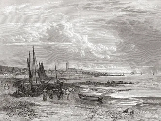 Penzance, Cornwall, England i slutningen af det 19. århundrede, fra Our Own Country udgivet 1898