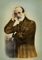 Portræt af Giuseppe Mazzini
