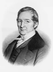 Portræt af Joseph-Louis Gay-Lussac (1778-1850), fransk kemiker og fysiker, gravering