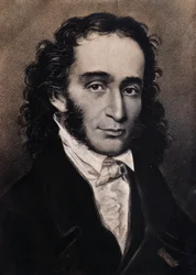 Portræt af Niccolo Paganini (gravering)