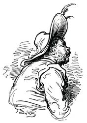 Portræt af Sancho Panza