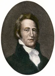 Portræt af William Clark (1770 - 1838), amerikansk opdagelsesrejsende.