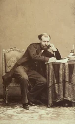 Portræt af den berømte franske komponist Charles Gounod