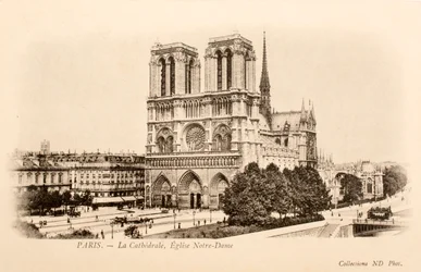 Postkort / Notre Dame / Paris / Seine / Ile de France / Frankrig