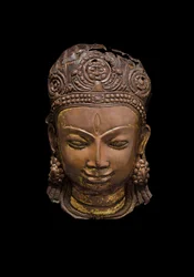 Repouse maske af Shiva, ca. 11. århundrede