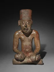 Siddende figur, Oaxaca, 300 f.Kr.-700 e.Kr