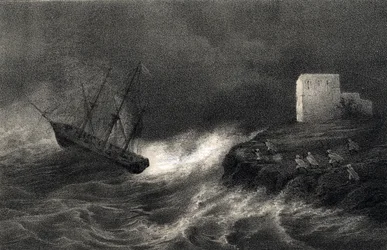 Forlis af murstenene "Aventure" og "Silene" på den algeriske kyst, 15. maj