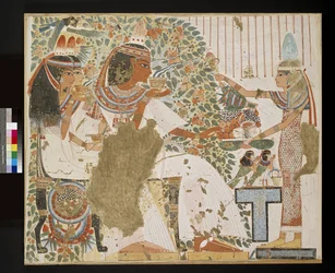 Helligdom rejst af farao Taharqa i hoffet til Amuntemplet bygget af ham i Kawa i Nubien, 25. dynasti, sen periode, 690-64 f.Kr. (foto)