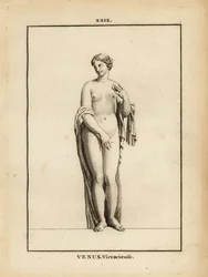 Statue af Venus Victrix, romersk gudinde for kærlighed, skønhed, sex og frugtbarhed