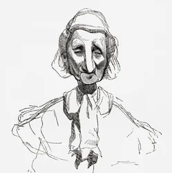 Strasbourgeoise, efter et værk af Gustave Dore, illustration fra 