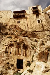 Syrien - Saydnaya. Vor Frue af Saydnayas kloster, 547 e.Kr