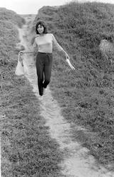 SANGERDEN JULIETTE GRECO I MALAMOKKO (VENEDIG) - 1965 ca.