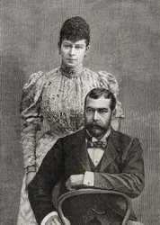 Hertugen og hertuginden af Cornwall, George V og hans kone Mary af Teck.