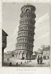 Det skæve klokketårn i Pisa