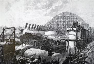 Opførelsen af St Pancras banegård