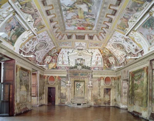 Hovedsalonen, designet af Pirro Ligorio (ca. 1500-83) for kardinal Ippolito II d
