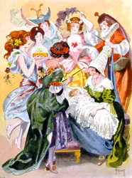 Tornerose, ca. 1910-1920 (illustration)