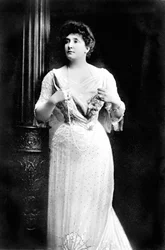 Storbritannien: Den australske sopran Nellie Melba, - (rigtigt navn Helen Porter) 1861-1931